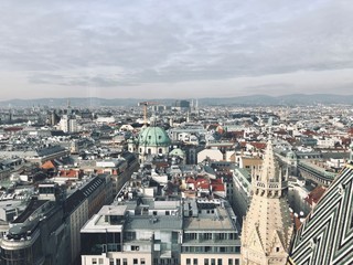 view of paris from eiffel tower