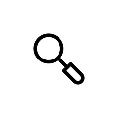 Vector magnifying icon design