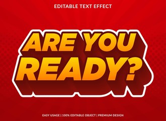 bold text effect template with 3d type style and retro concept use for brand label and logotype sticker