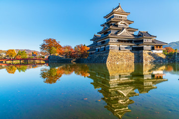 Beautiful Autumn of Matsumo Castle,Nagano,Japan - 321169999