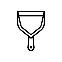 Scoop icon vector sign and symbol
