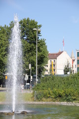 Fototapeta premium fountain in the park