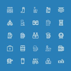 Editable 25 canned icons for web and mobile