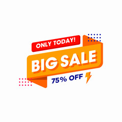 big sale special offer, Sale banner template design