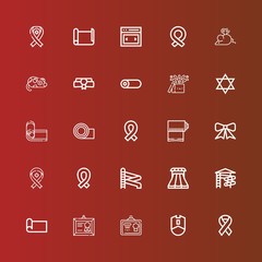 Editable 25 scroll icons for web and mobile