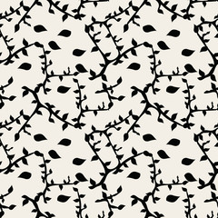 seamless pattern with leaves