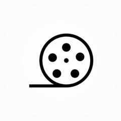film roll single icon design vector illustration