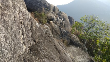 rocks in mountains