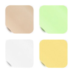 Set of adhesive stickers.