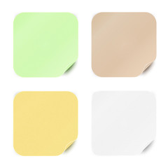 Set of adhesive stickers.