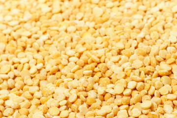 raw peas close-up. Eyed peas of different colors close-up. Groats, cooking. selective focus