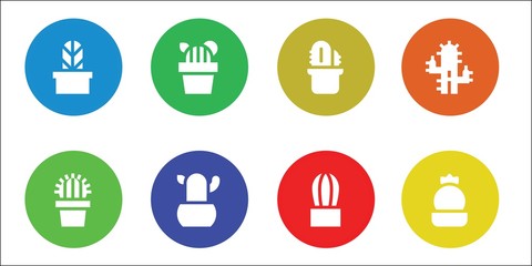 Modern Simple Set of thorn Vector filled Icons