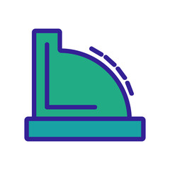 Cashier icon vector. Thin line sign. Isolated contour symbol illustration