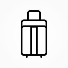 suitcase icon graphic design vector illustration