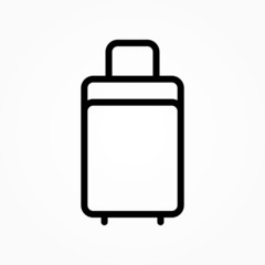 suitcase icon graphic design vector illustration