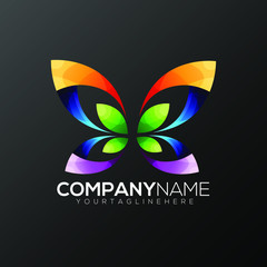 Obraz premium Vector illustration for a full-color abstract logo perfect for a company