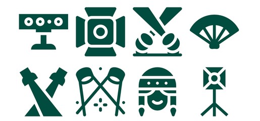 ceiling icon set