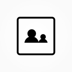 user group profile contact icon