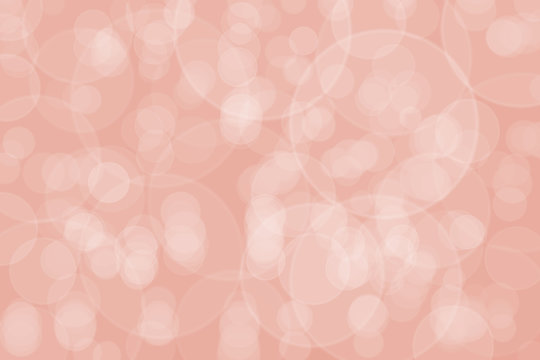 Portr&auml;t Hintergrund im Kreis Design mit der Trendfarbe Korall Rosa