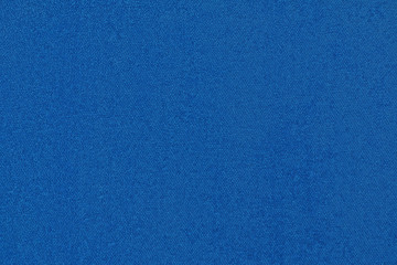 Blue natural cotton towel background, closeup texture