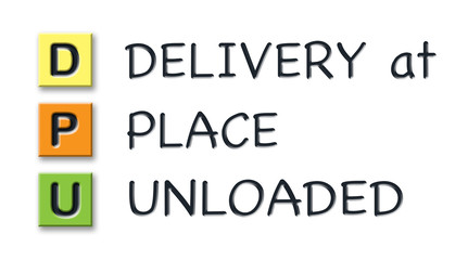 DPU initials in colored 3d cubes with meaning