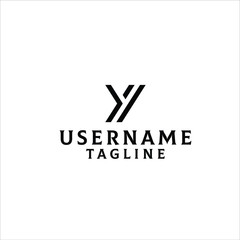 Y Letter logo, Minimal Logo