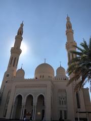 Jumeirah mosque in Dubai UAE