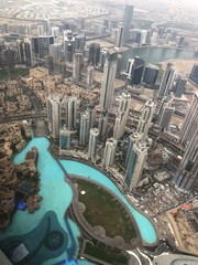 View from Burj Khalifa, Dubai