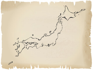 筆書きの日本地図2