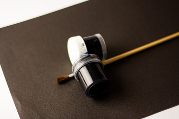 brush and paint for creativity, art and Hobbies