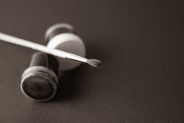 brush and paint for creativity, art and Hobbies