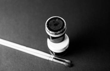 brush and paint for creativity, art and Hobbies