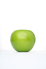 Green Apple on white background