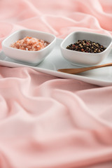 Salt and Pepper on a table