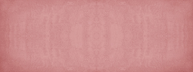 Delicate vintage pink background. Beautiful elegant pink background. Toned texture of decorative plaster. Copy space for your design. 