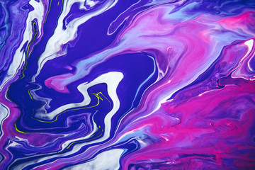 Acrylic paint in trend colors