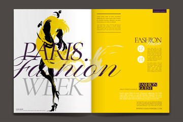 Fashion article illustration