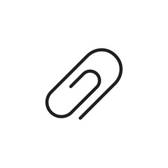 Obraz premium paper clip icon vector design logo template EPS 10