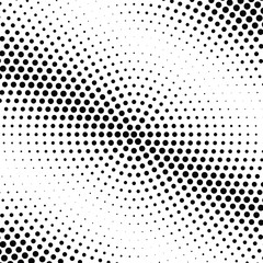 Abstract halftone dotted background. Monochrome pattern with dot and circles.  Vector modern pop art texture for posters, sites, business cards, cover postcards, interior design, labels, stickers.