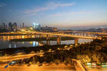 Fototapeta premium Modern metropolis skyline, Chongqing, China