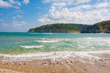 The Black Sea at Kilimli Bay, near Agva, Sile, in north west Turkey