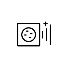 volume up icon. Perfect for application, web, logo and presentation template. icon design line style