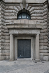 The door of Gothic architecture in Shanghai
