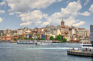 Fototapeta na wymiar Beyoglu district in Istanbul, Turkey