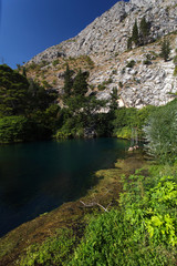 The Ombla River in Dubrovnik