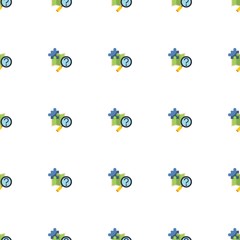 quest icon pattern seamless isolated on white background. Editable flat quest icon. quest icon pattern for web and mobile.