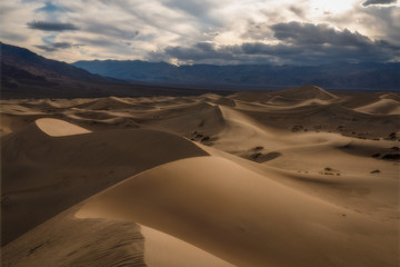 Fototapeta na wymiar Sand Dunes - Death Valley - California