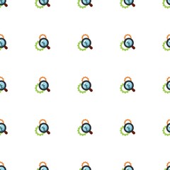 Fototapeta na wymiar Search optimization icon pattern seamless isolated on white background. Editable flat Search optimization icon. Search optimization icon pattern for web and mobile.