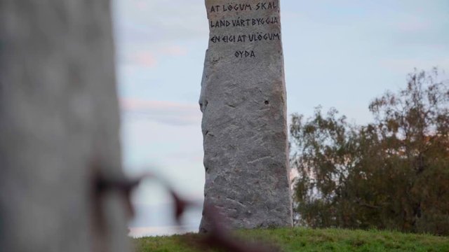 Tinghaugen at Frostatinget in Frosta