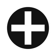 Obraz premium cross icon vector design logo template EPS10